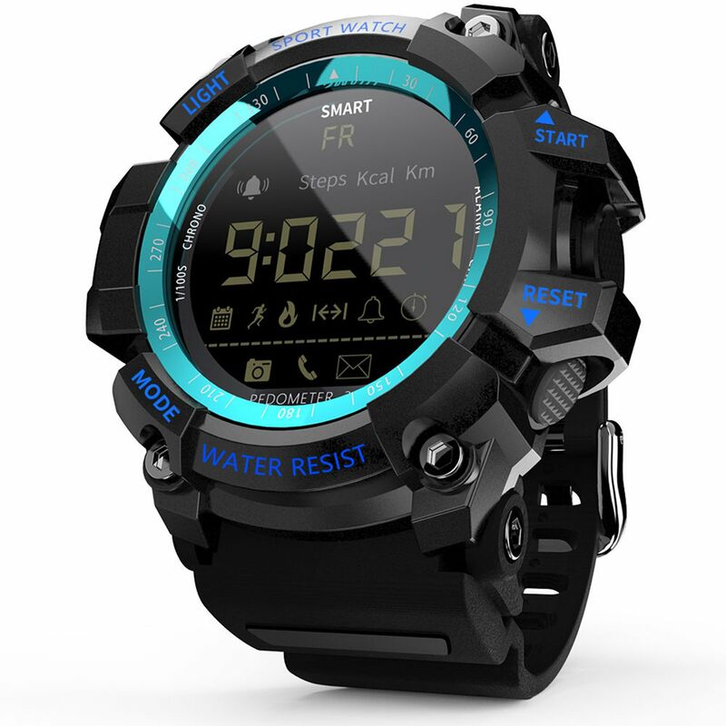 

MK16 Reloj inteligente Ejercito militar Resistente Hombres Mujeres Reloj 12 meses Duracion de la bateria IP67 / 5ATM Impermeable EL Luminoso Deportes