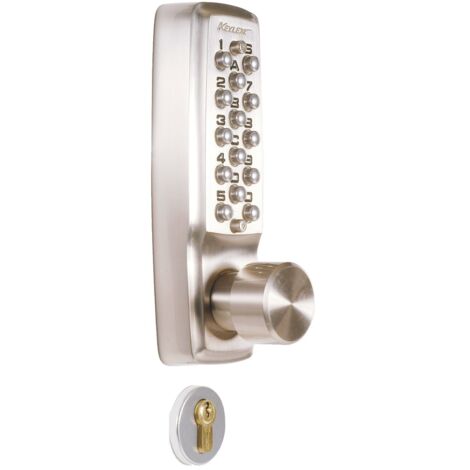 Lokod – Serrure à code Keylex 2000 axe 60mm pour épaisseur de porte 30 à 45mm – Boîtier anti-vandalisme – 22103