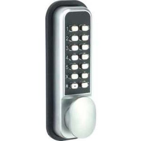 Lokod – Verrou à code mécanique JOKEY série 900 – Pêne dormant réversible – Code modifiable sans démontage – Pour portes 18 à 55 mm - 48104-J