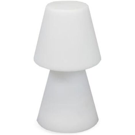 LOLA 20 cm Tischleuchte mit Batterien x3AAA. RGB-LED-Licht. Hergestellt in Spanien.