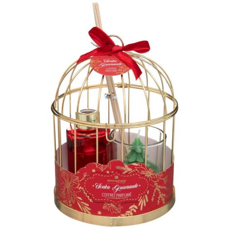 Lola navidad jaula roja aroma set - Atmosphera créateur d'intérieur