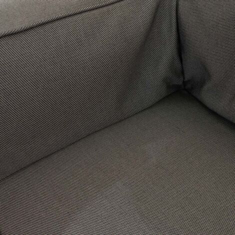 LOLAhome Sofá modular esquinero de jardín Gissele gris de tela de olefin de 80x80x64 cm