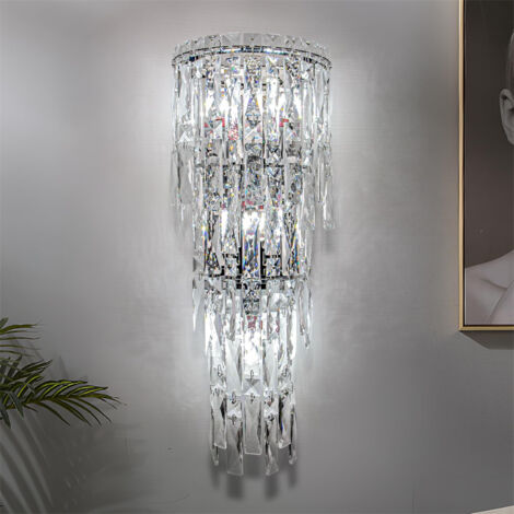 LOLLANDA Applique murale LED moderne intérieure, 3000K-6000K, E14, Lampe de chevet haut de gamme de style français,chambre,escalier,décoration maison