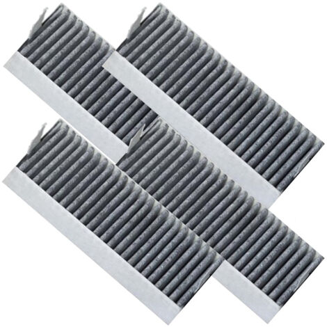 LOLLANDA Lot de 4 Filtre pour hotte compatible avec Siemens HZ9VRCR0 / Bosch HEZ9VRUD0 / 1700 4796