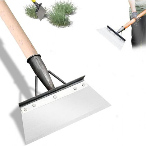 LOLLANDA Pelle de Nettoyage multifonctionnelle, Pelle de Nettoyage Multifonction en Acier Inoxydable, grattoir de Jardin pour Mauvaises Herbes et Mousse 2320cm