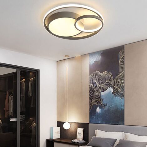 LOLLANDA  Plafonnier LED contemporain, lampe décorative en forme de gourde, plafonnier pour chambre à coucher, adapté aux salons (lumière blanche)