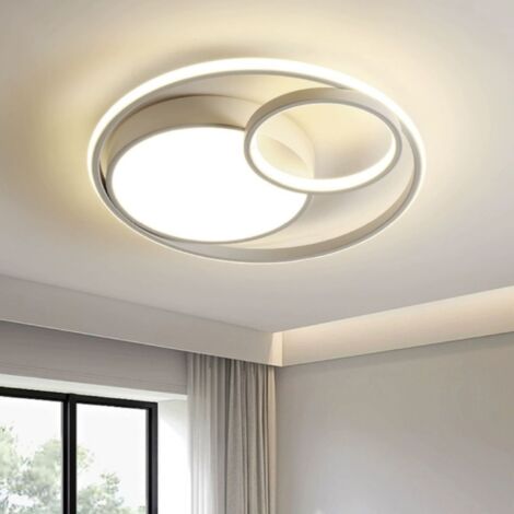 LOLLANDA  Plafonnier LED contemporain, lampe décorative en forme de gourde, plafonnier pour chambre à coucher, adapté aux salons (lumière blanche)