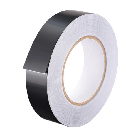LOLLANDA Stickers décoratifs pour carrelage, ruban de scellement, autocollants de joints de sol imperméables, adaptés aux murs, aux cuisines-Noir,50mx3cm