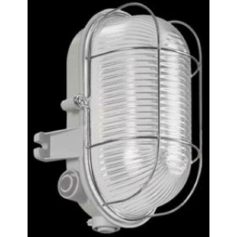 Lombardo - plafoniera applique tartaruga ovale grigio 60w 3 entrate