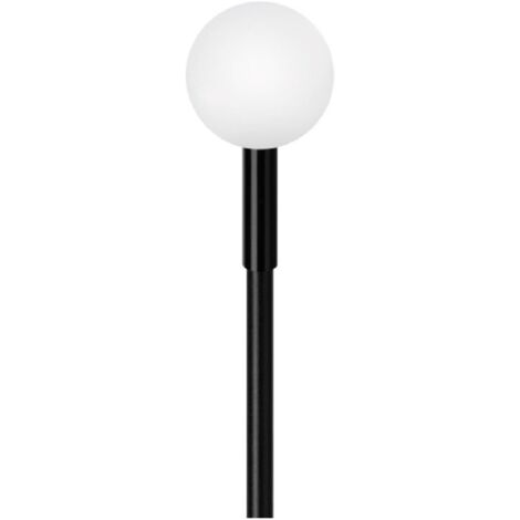 Lombardo stelo in vetroresina mod. linfa o 120 led 4k all black ll14911an