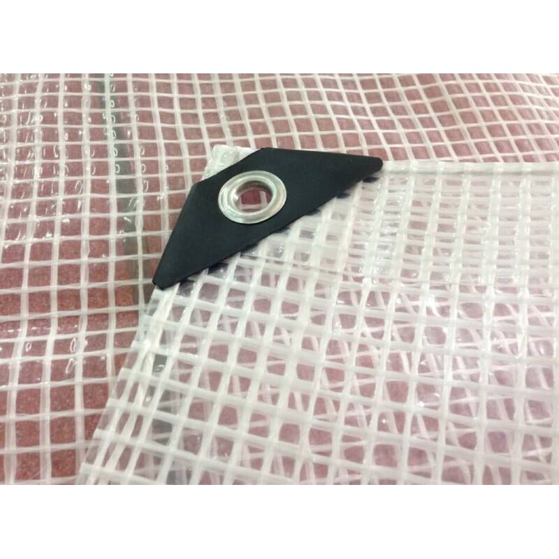 Lona 2x3 m transparente reforzada 100 g/m2