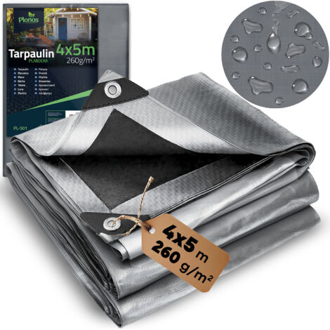 Lona 500 x 400 cm 260 g/m2 Fina PL-501