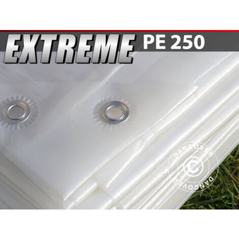 Lona 5x8m, PE 250g/m², Translúcidos