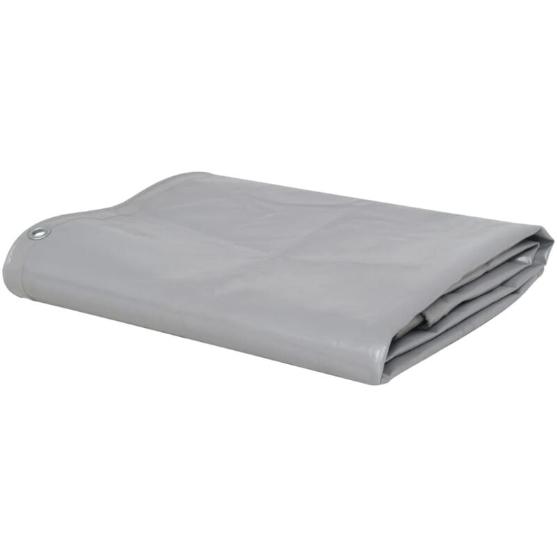 

vidaXL Lona 650 g/m² 3x4 m Gris - Gris