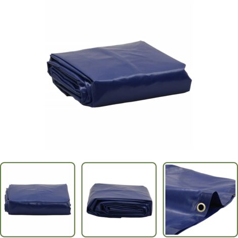 Lona azul -  Lona azul 5x8 m 650 g/m²