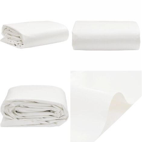 Lona blanca 3x4 m 650 g/m² - Lona - Protección contra el clima