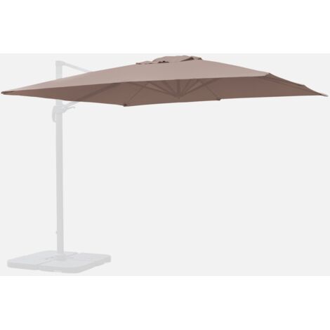 Lona de 3x3m sombrilla cuadrada desplazada