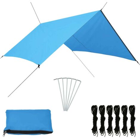 Lona de exterior azul 3x2,85 m