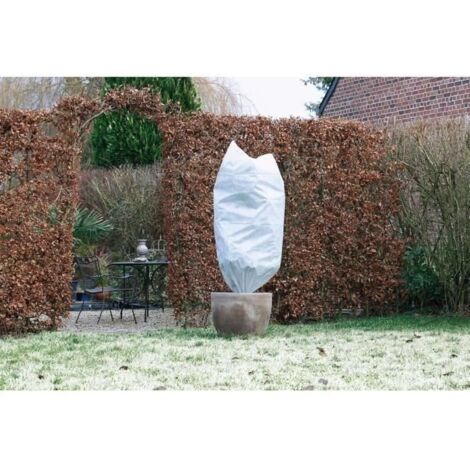 NATURE NATURALEZA Juego de 3 fundas de invierno 50 g / m≤ - ÿ 50 cm x 1 m - Blanco