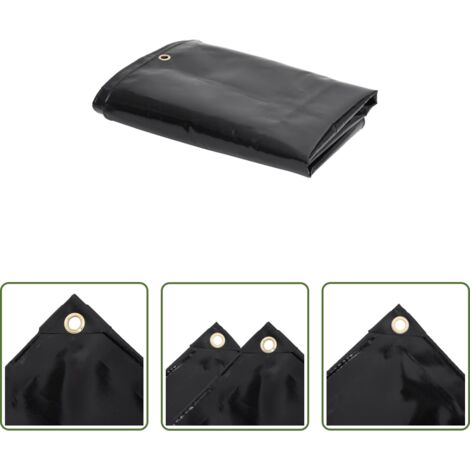 Lona de PVC -  Lona 650 g/m² 1,5x20 m negro