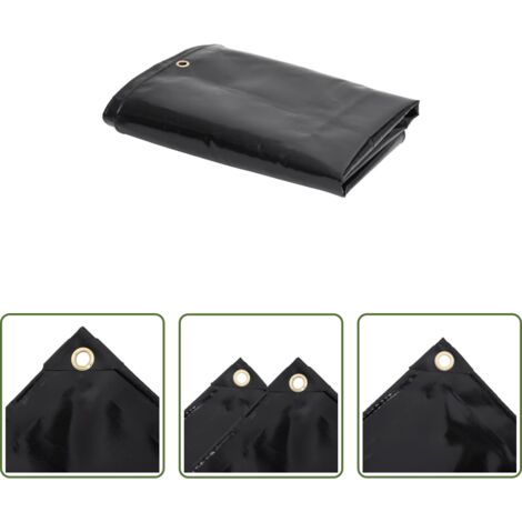 Lona de PVC -  Lona 650 g/m² 4x5 m negro