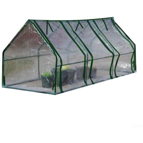 Lona de repuesto genérica para invernadero, PVC transparente e impermeable, para jardín, invernadero de plantas, lona transparente para invernadero, lona de repuesto para invernadero, 143 x 143 x 195 