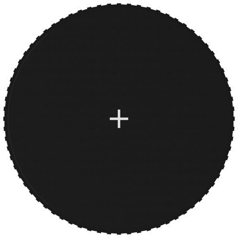 

Lona de salto para cama elástica redonda tela negro 3,96 m