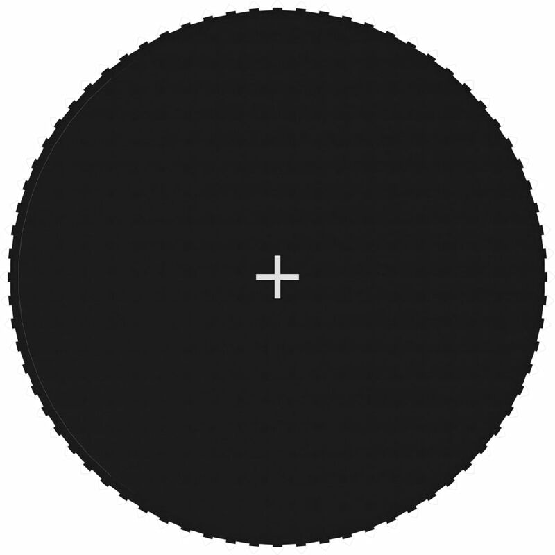 

Lona de salto para cama elástica redonda tela negro 3,96 m - Negro