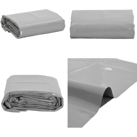Lona gris 1,5x20 m 650 g/m² - Toldos de PVC - Toldos para coches