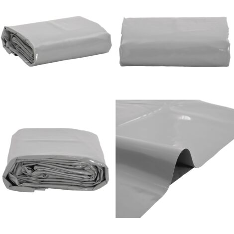 Lona gris 3x5 m 650 g/m² - Lona gris - Protección contra el clima