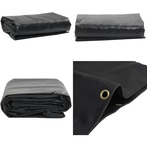 Lona gris antracita 5x8 m 650 g/m² - Lona gris - Lona resistente al agua