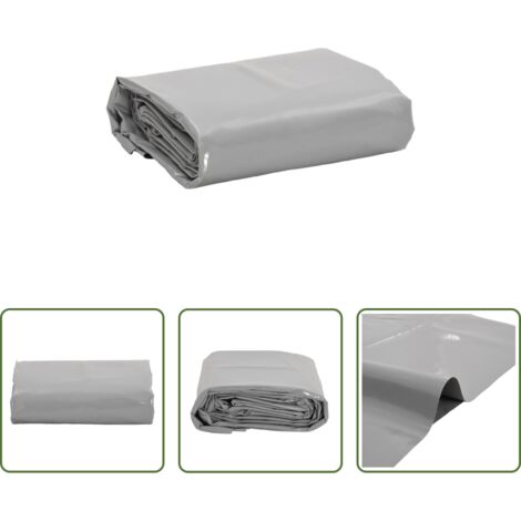 Lona gris -  Lona gris 1,5x2,5 m 650 g/m²