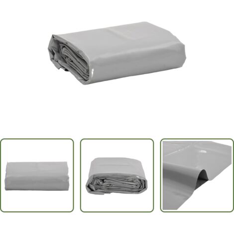 Lona gris -  Lona gris 5x7 m 650 g/m²