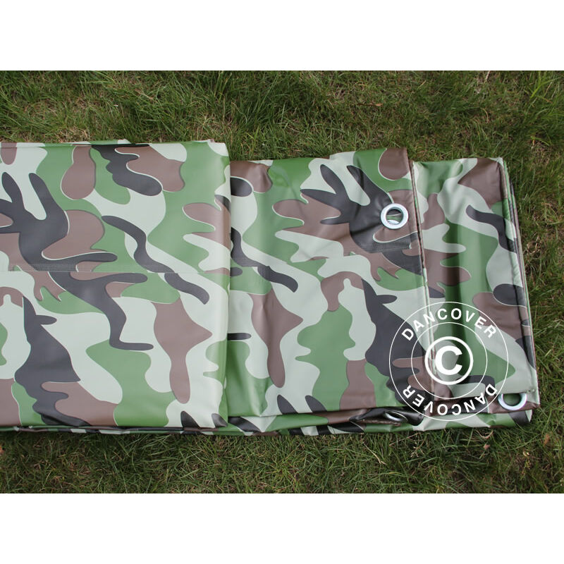 

Lona de camuflaje 5x7m, PVC 450g/m²