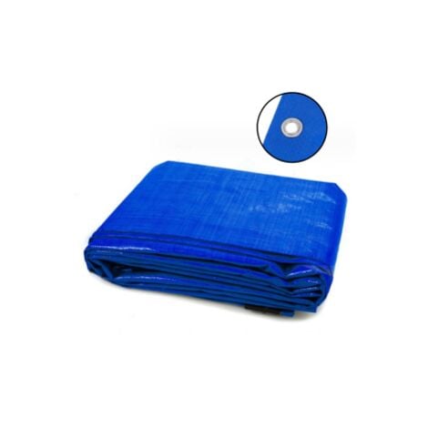 8x12 m. multiusos, funda protectora para piscina, azul - keroppa