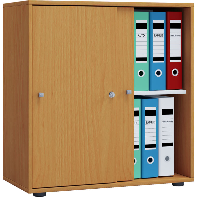 Ebuy24 Büroschrank Schiebetüren Lona 2fach
