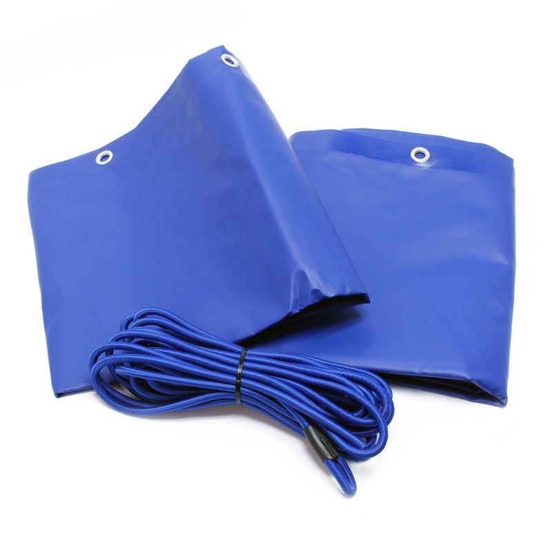 

Lona remolque Funda cubre remolque 2075x1140x50mm con cable tensor Vehículo Coche Camping Transporte