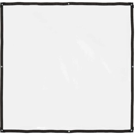 Lona transparente con ojales 2x2 m Polietileno