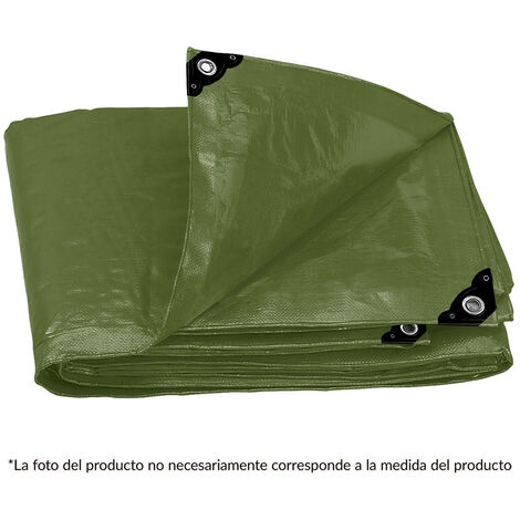 Lona verde olivo para uso intensivo - 4x6 m