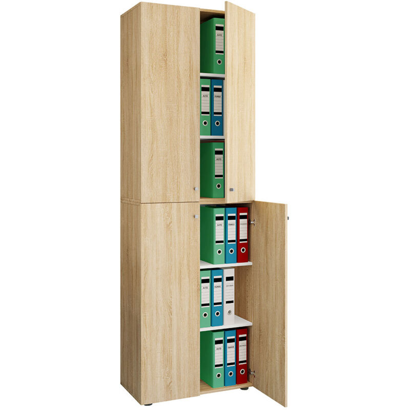 Ebuy24 Büroschrank Aktenschrank Lona 6fach