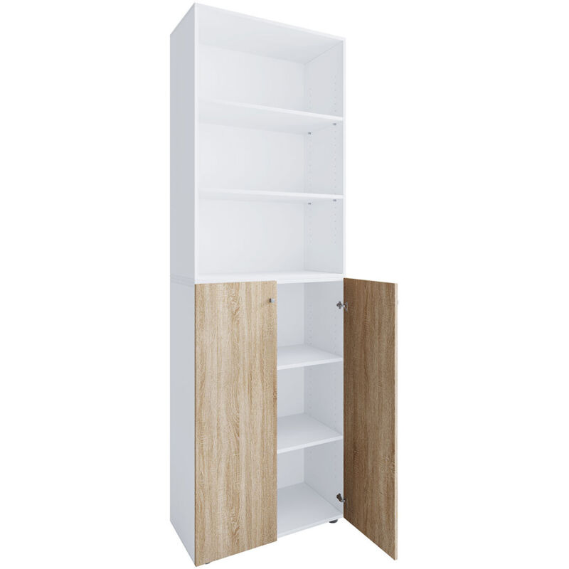 Ebuy24 Büroschrank Aktenschrank Regal Lona 6f