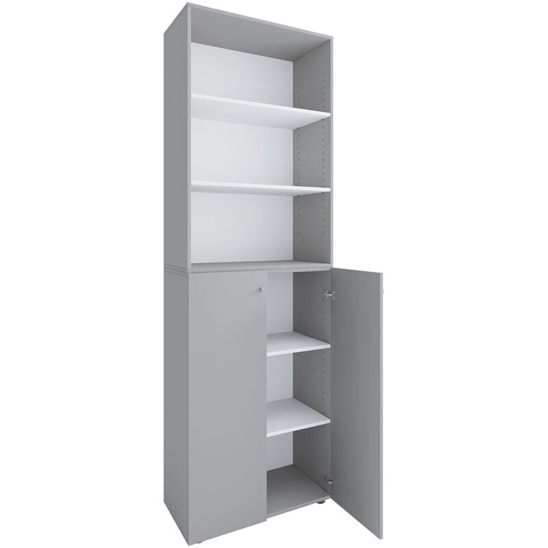 Ebuy24 Büroschrank Aktenschrank Regal Lona 6f