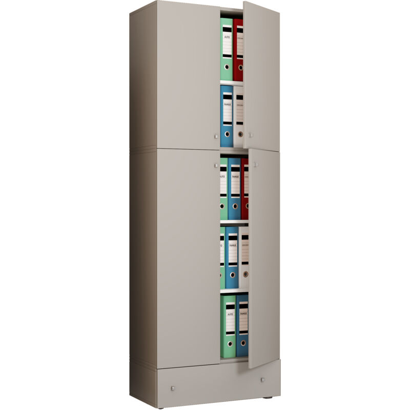 Ebuy24 Büroschrank Aktenschrank Lona 5fach S