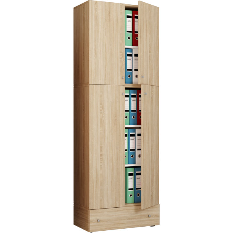 Ebuy24 Büroschrank Aktenschrank Lona 5fach S