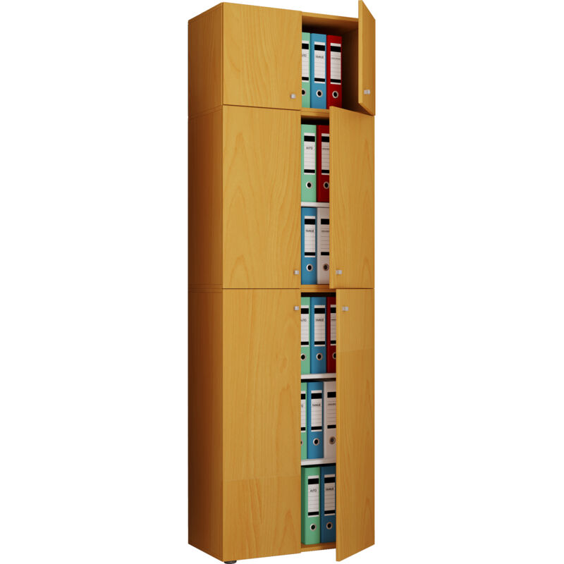 Ebuy24 Büroschrank Aktenschrank Lona 5fach A