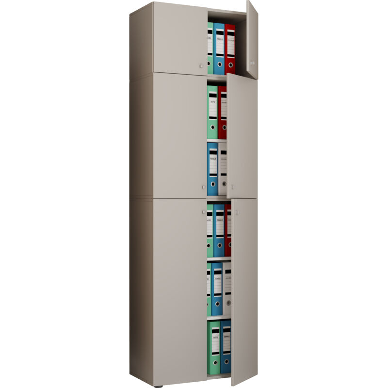 Ebuy24 Büroschrank Aktenschrank Lona 5fach A