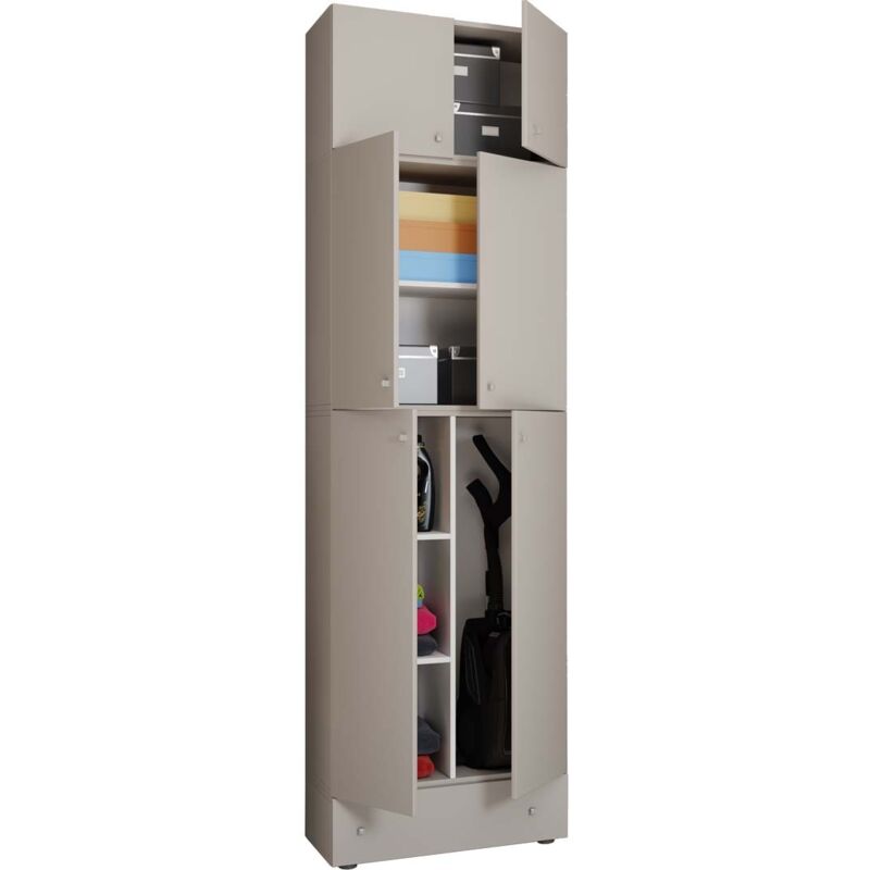 Ebuy24 Holz Besenschrank Putzschrank Lona Sa