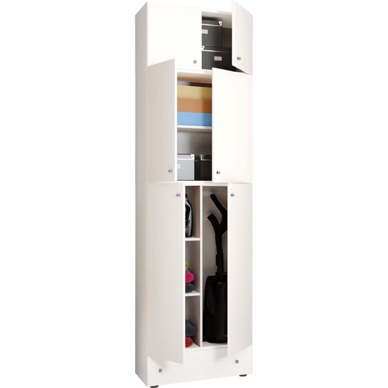 Ebuy24 Holz Besenschrank Putzschrank Lona Sa