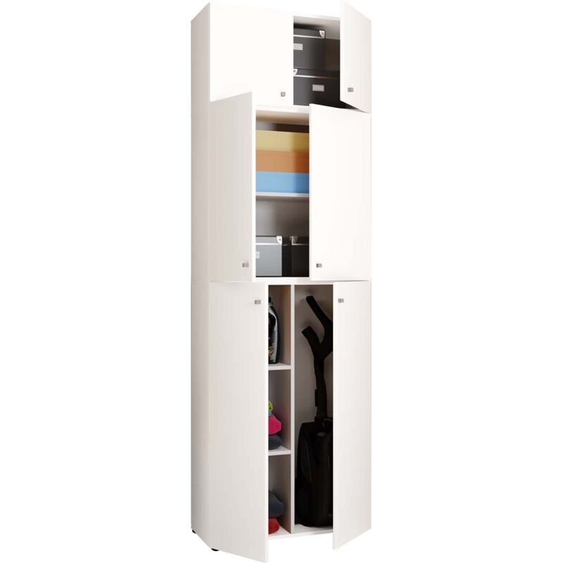 Ebuy24 Holz Besenschrank Putzschrank Lona A