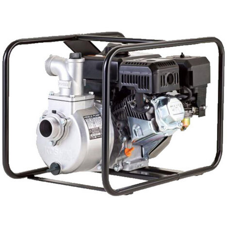 Loncin – Motopompe pour eaux boueuses – Moteur essence 4,5 CV – Hauteur de refoulement 23 m – Profondeur d'aspiration 8 m – Débit 30 m3/h